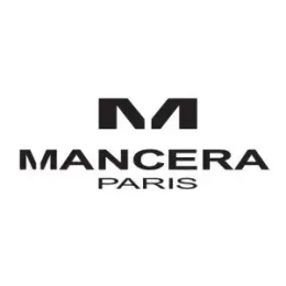 Logo del Mancera Paris in nero su sfondo bianco.