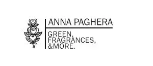 Logo di Anna Paghera con icona floreale e testo