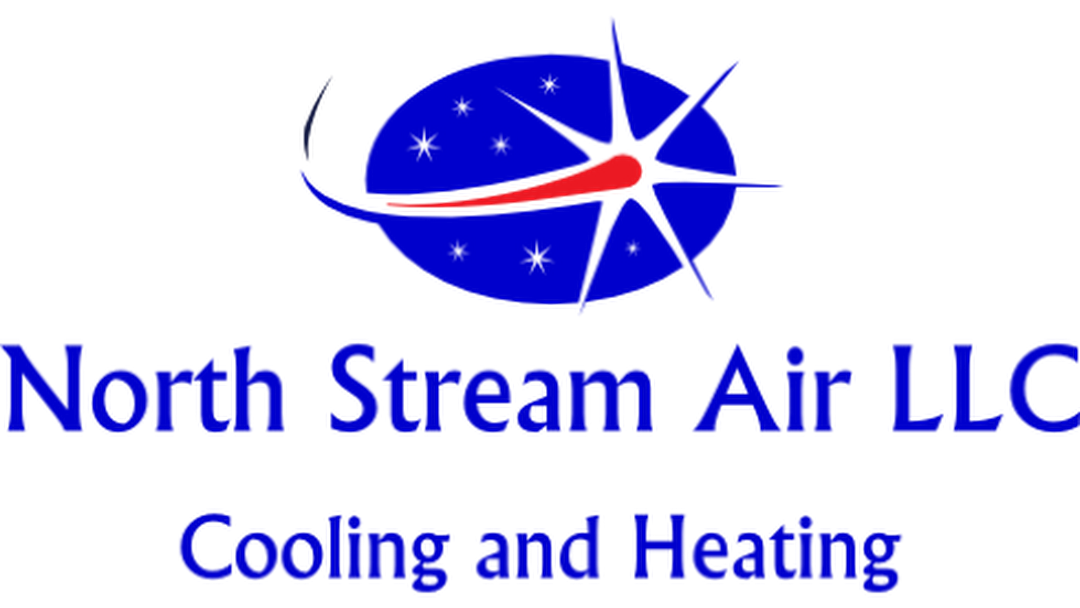 the logo for north stream air llc cooling and heating