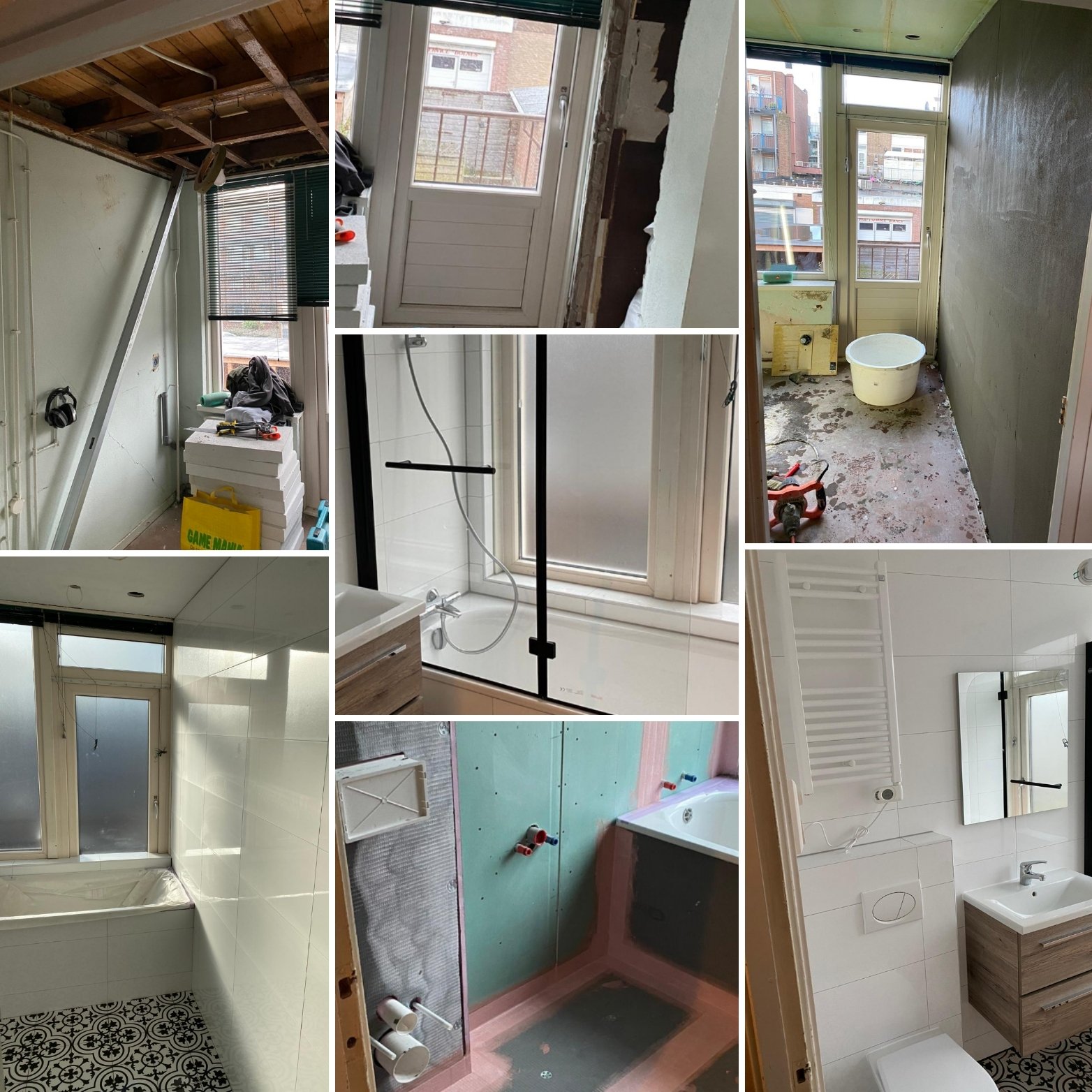complete kamers ombouwen tot badkamer toilet renovatie 