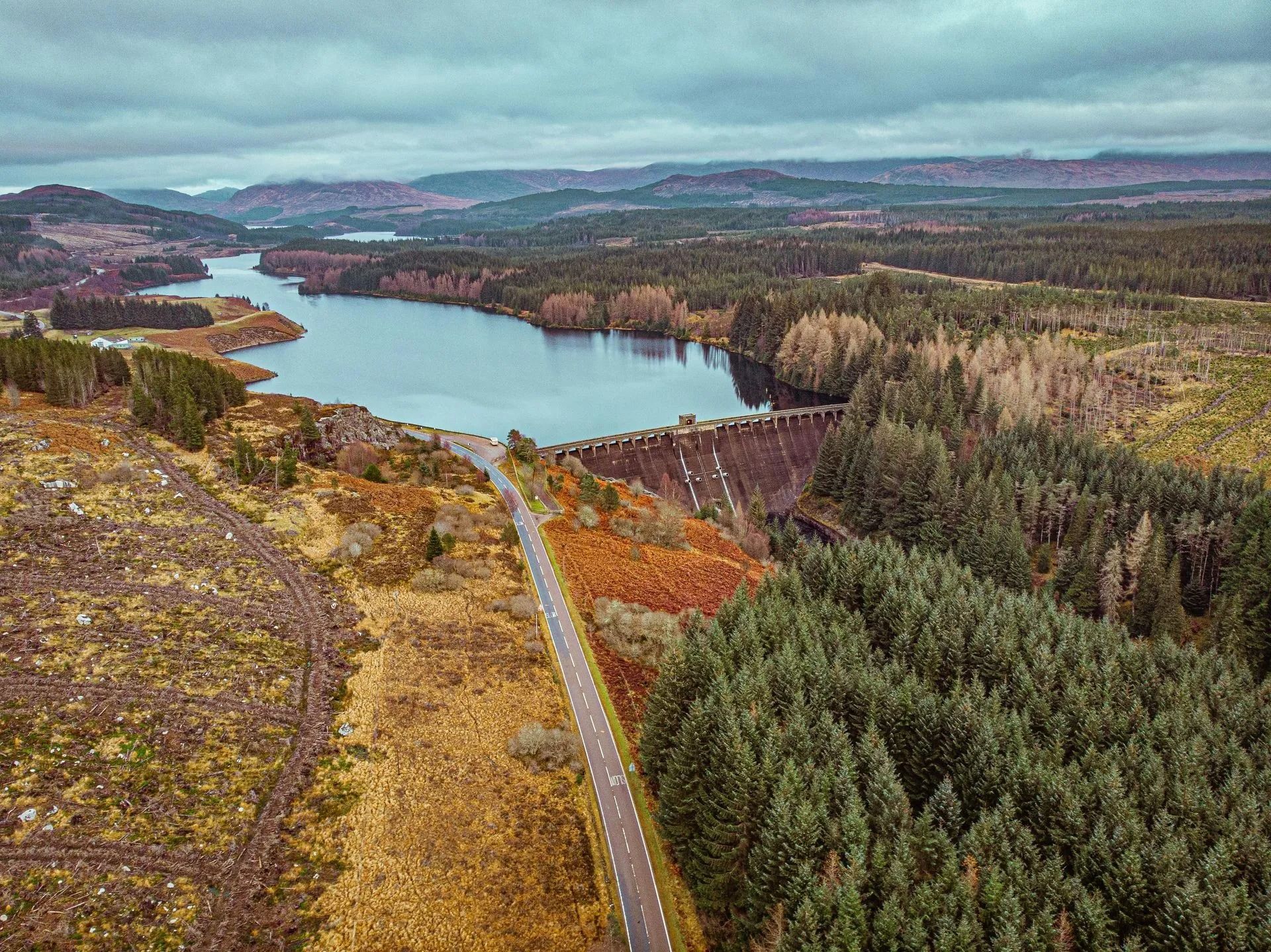 Aerial View of Dam Beside Forest in Rockhampton