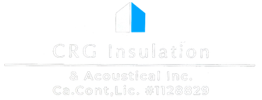 Logo for CRC Insulation, a house icon with a blue half and text below.