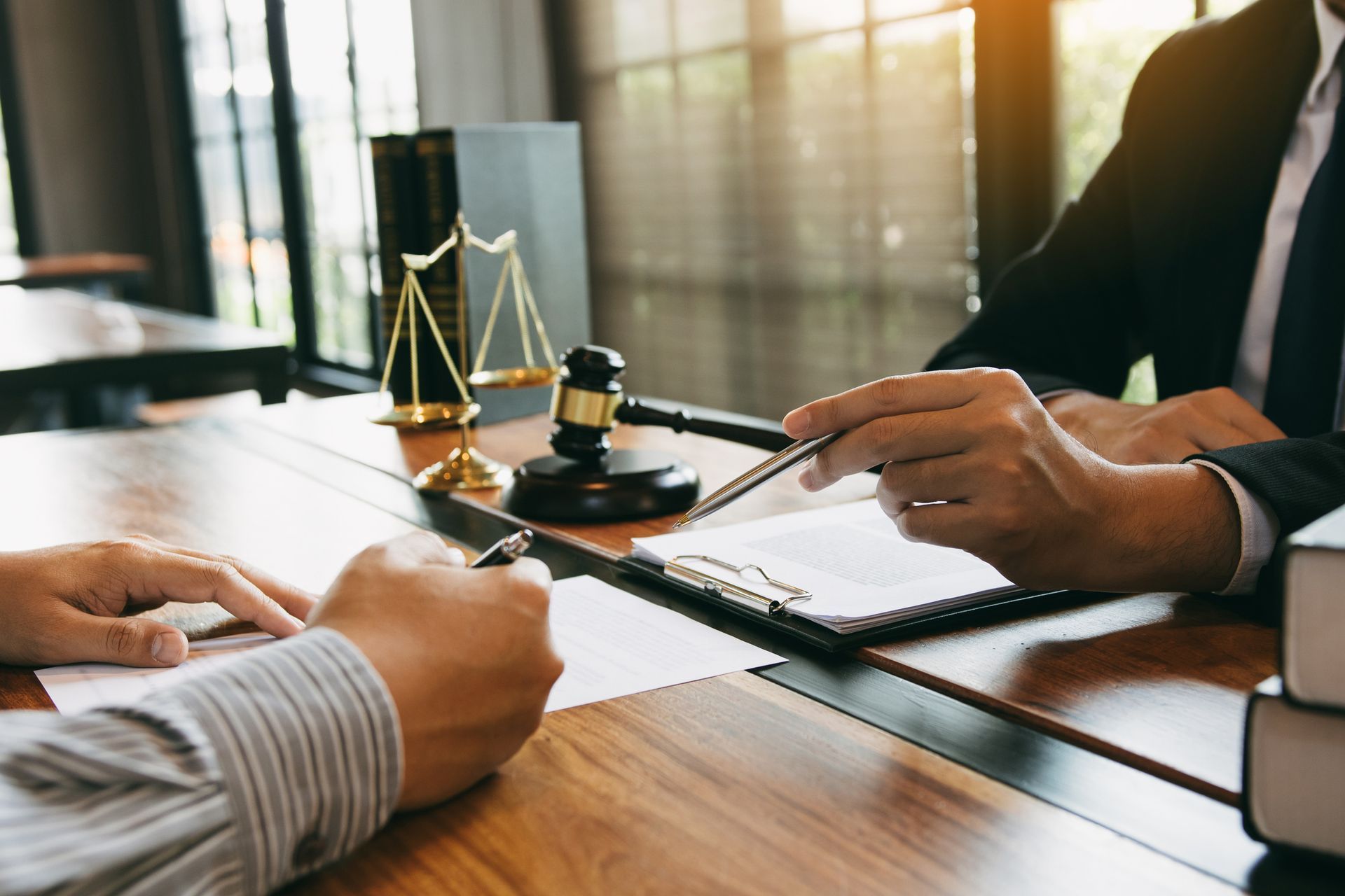 Attorney Talking to His Client — Bolingbrook, IL — Bolingbrook Promenade Estate Planning LLC
