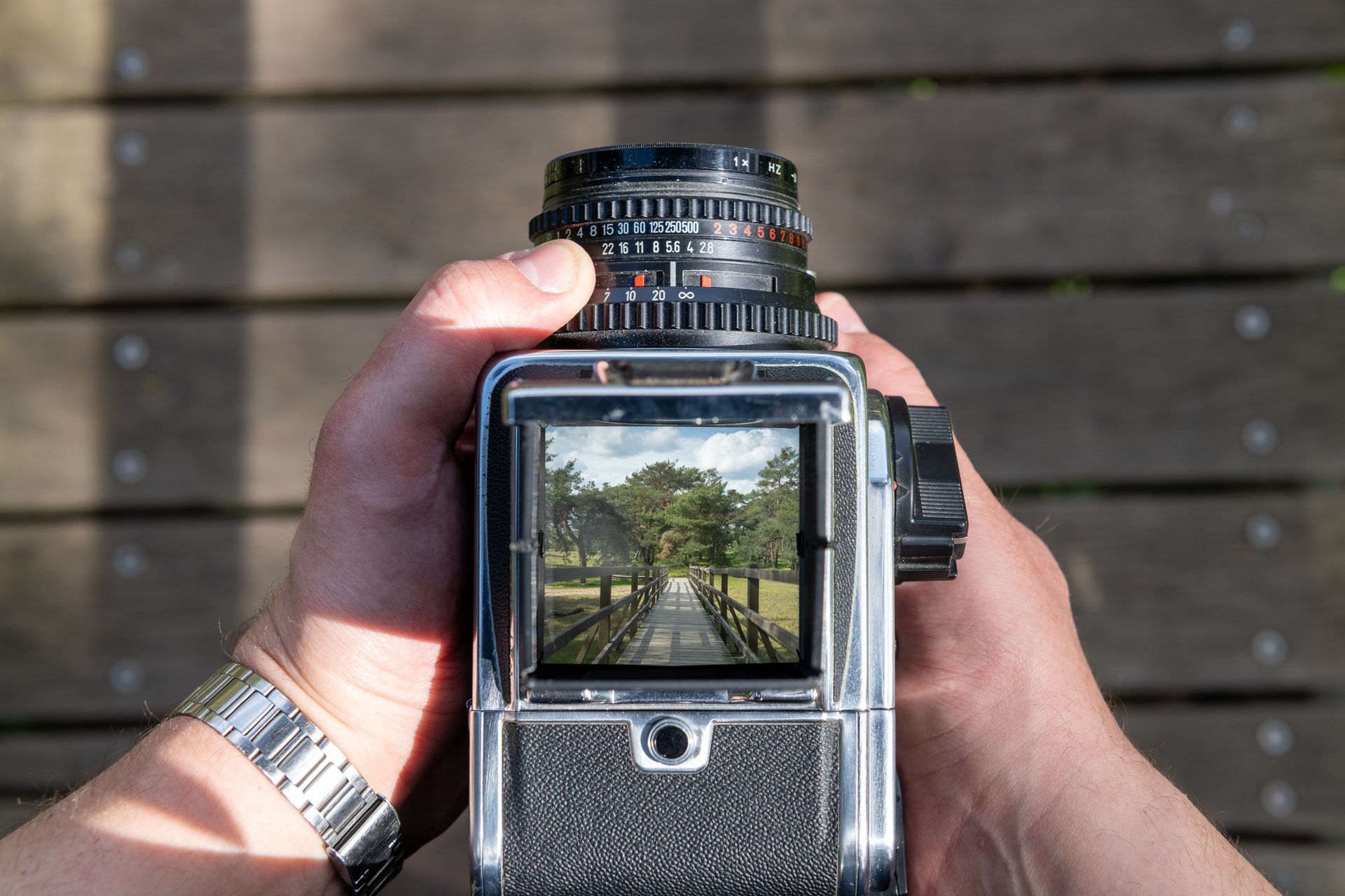 top down camera image