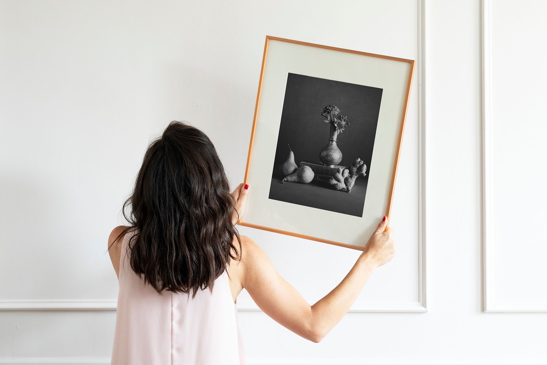 framed film print