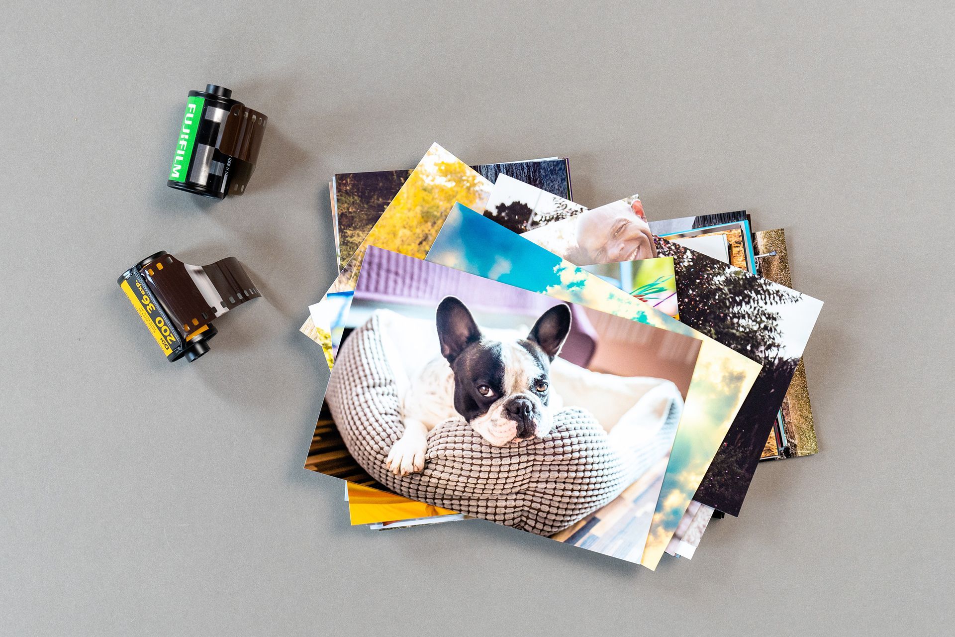print stack w/ film