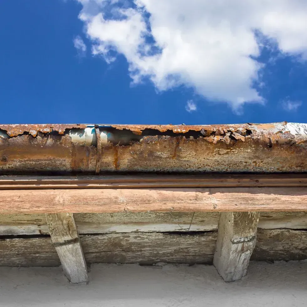 Rusty Gutter
