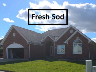 Brick house with a 