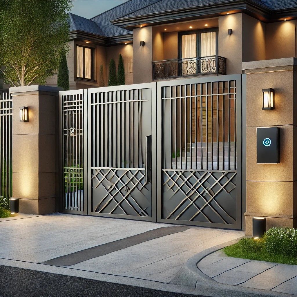 Custom+Metal+Driveway+Gate+by+Victoria+Custom+Gates