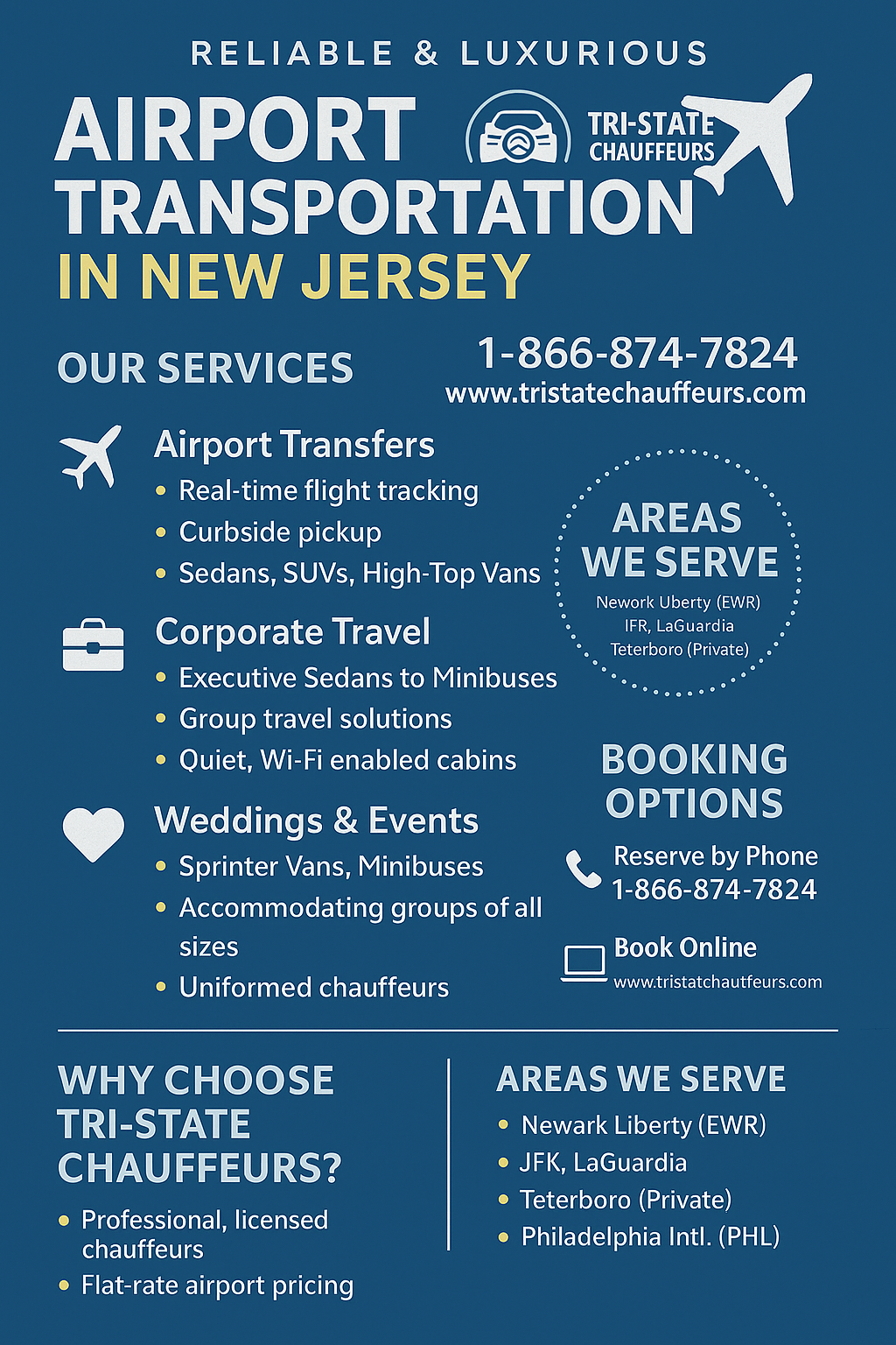 airport transportation in New jersey