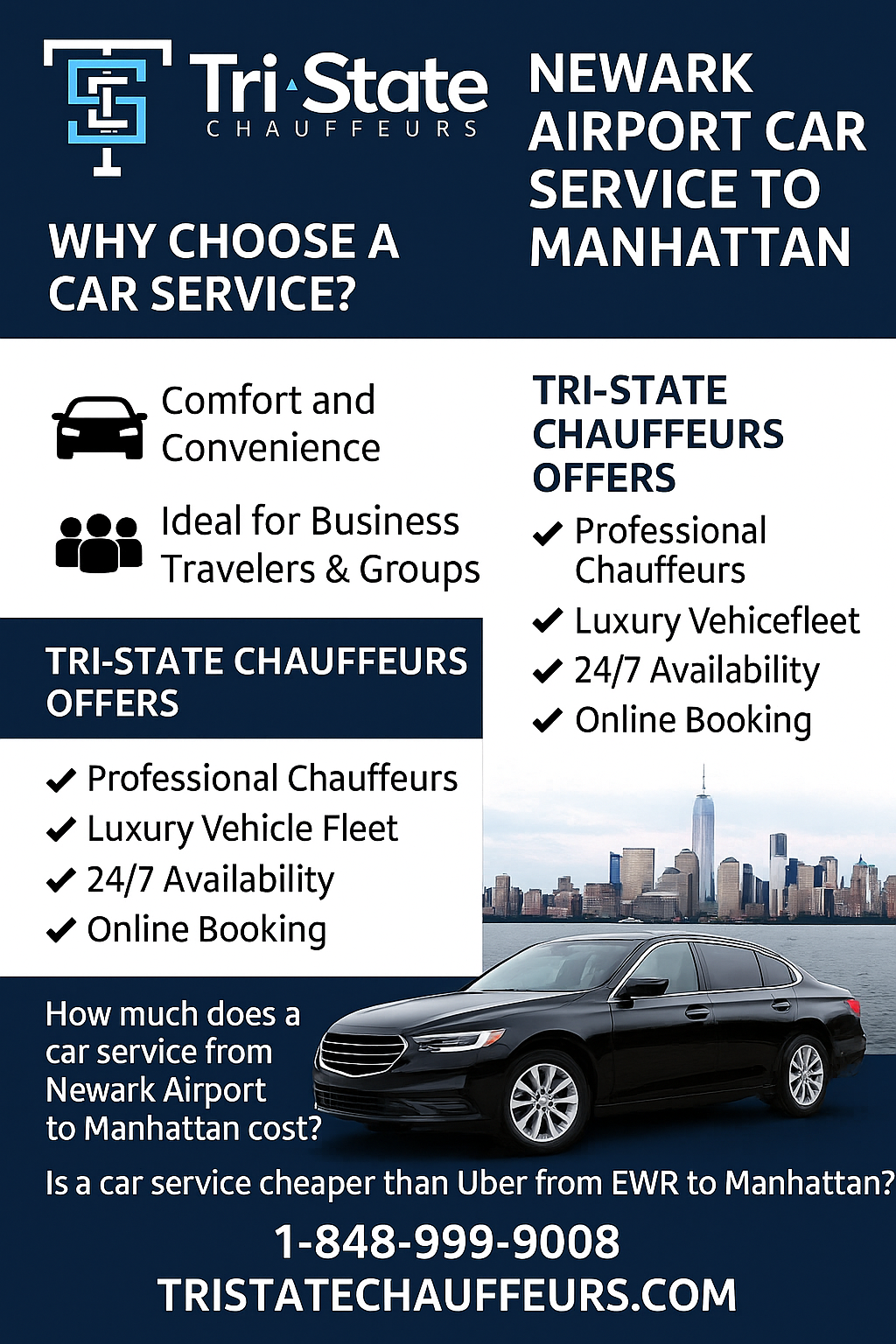 Newark Airport Car Service to Manhattan