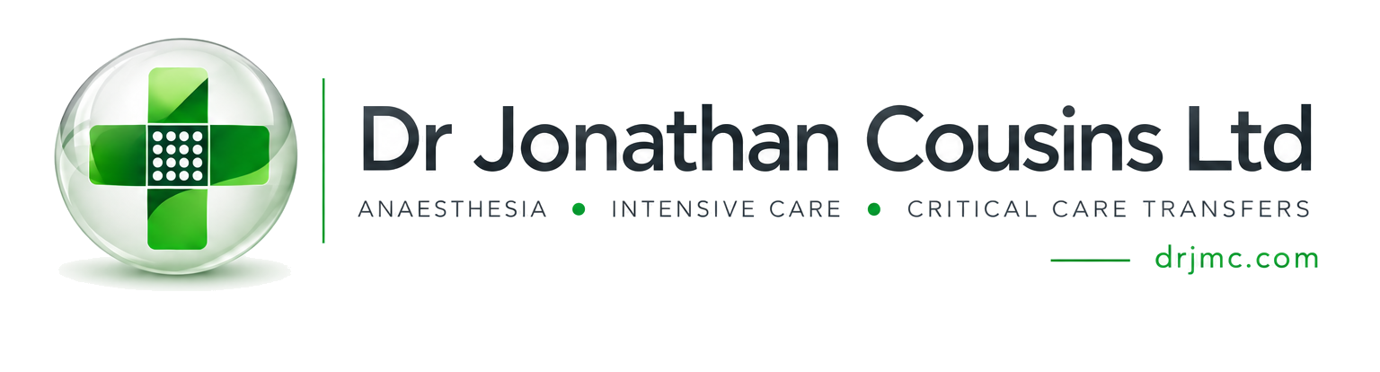 Dr Jonathan Cousins Ltd – anaesthesia, intensive care, critical care transfers