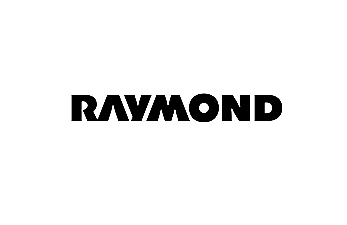 The raymond logo is black and white on a white background.