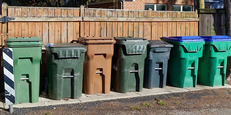 proper trash storage