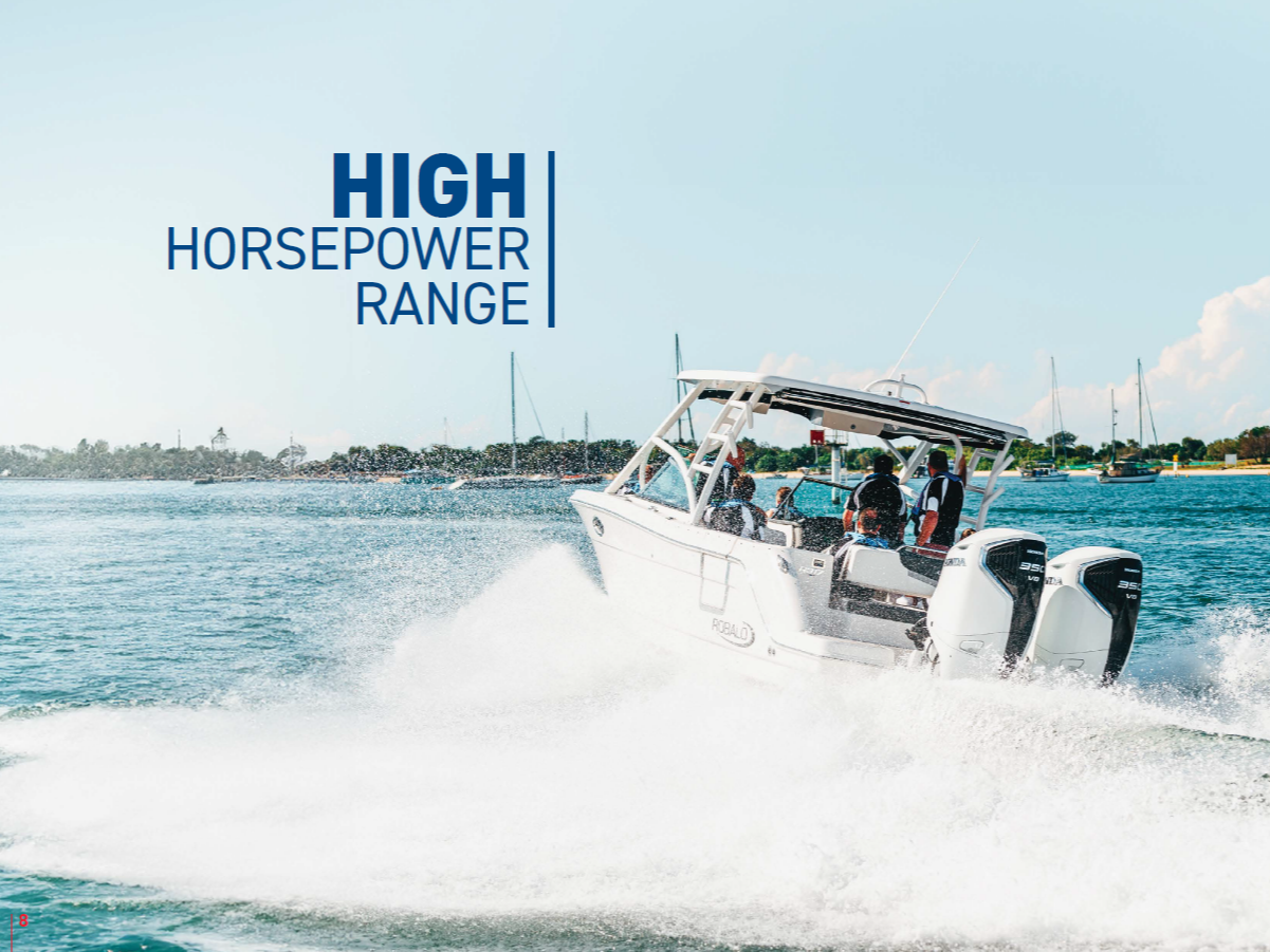 High-horsepower outboards from Honda: when you want to go further, faster