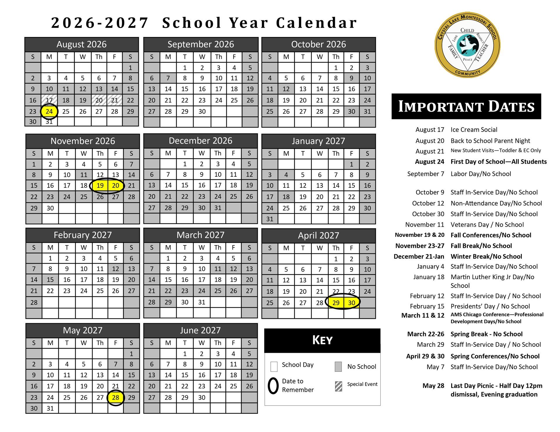 School Calendar