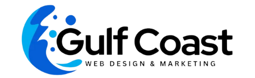 The logo for gulf coast web design and marketing