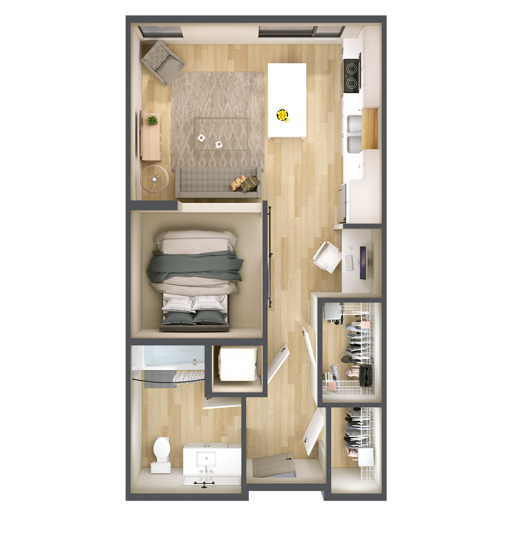 Evergreen Studio Floor Plan