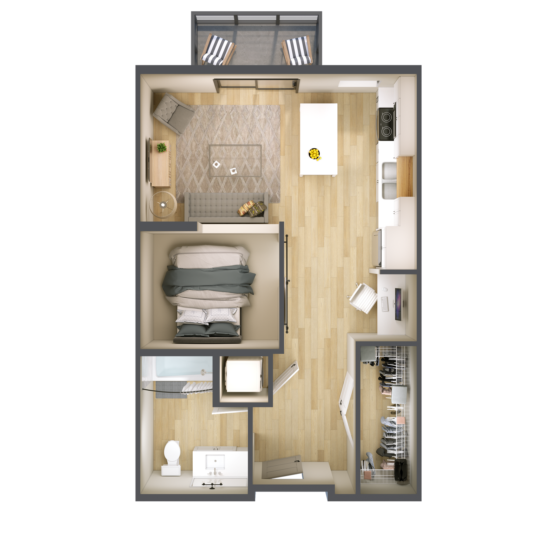Holly Studio Floor Plan