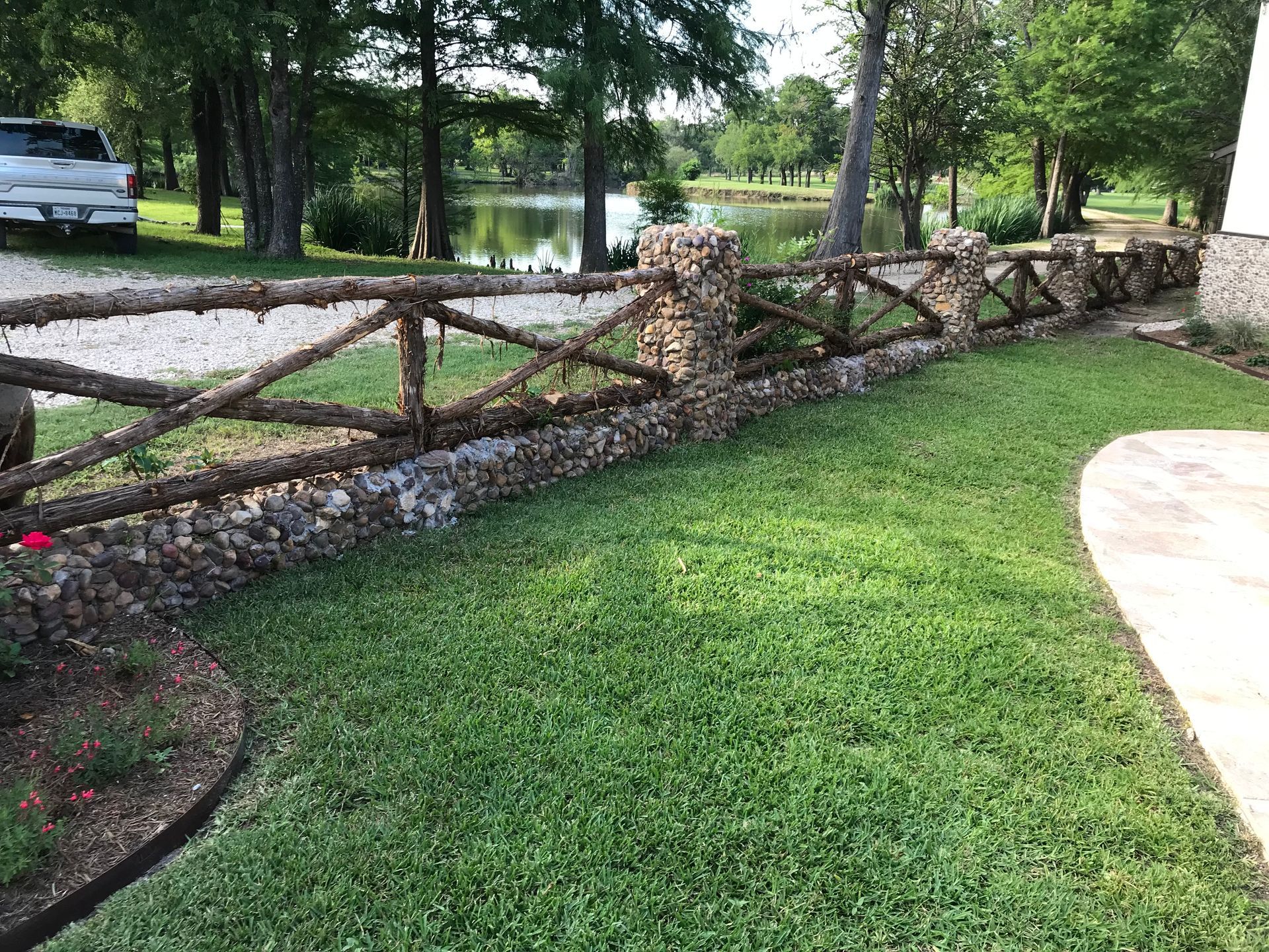 Lone Star Fence wood privacy fence installation in Central Texas