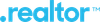 .realtor logo in a teal color, the TM symbol is at the end.