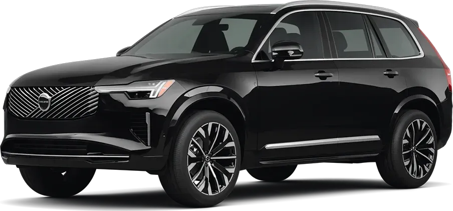 Volvo XC90 SUV in a studio-style view, front three-quarter angle.