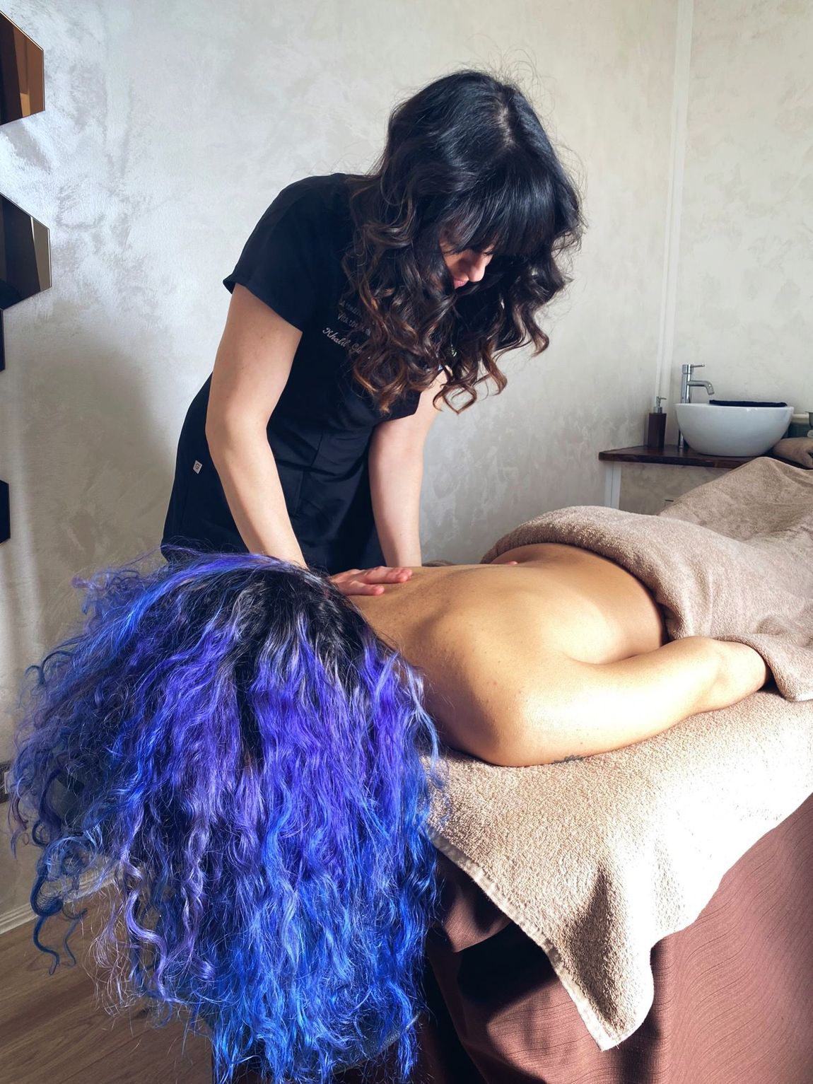 seduta con operatrice ayurvedica