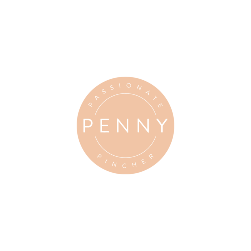 Logo: Peach circle with 