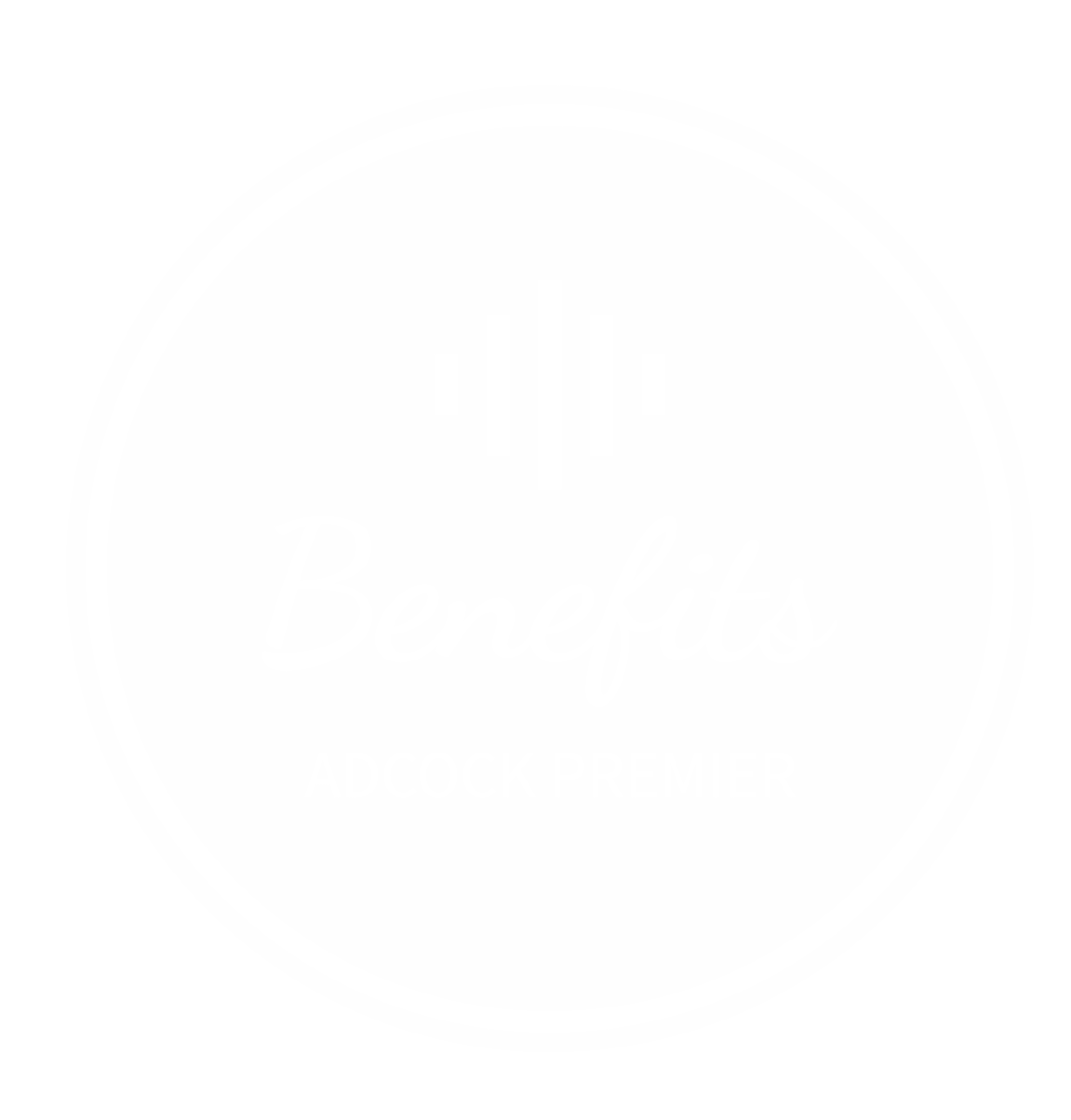 Faint white circular gradient on a white background
