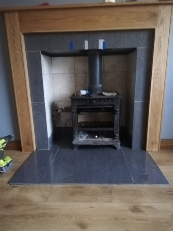 Fitted stove from Kennedy Chimney Services in Kilmarnock