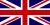 British Union Jack flag with red, white, and blue colors.
