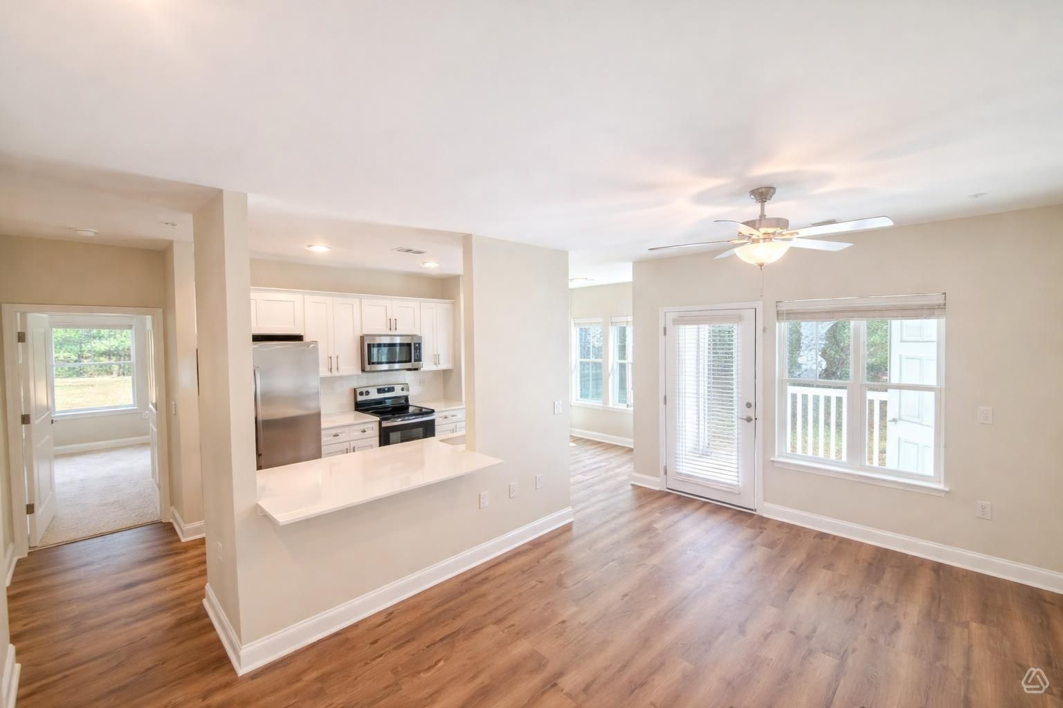 Living Room to Kitchen View