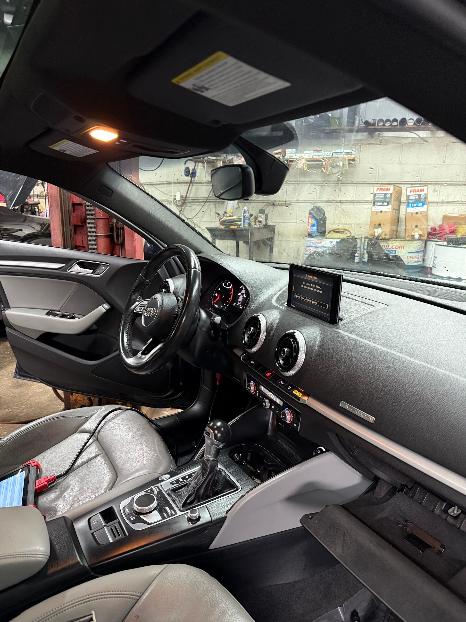 European Car Interior During Auto Service Inspection | C&Z Auto Repairs
