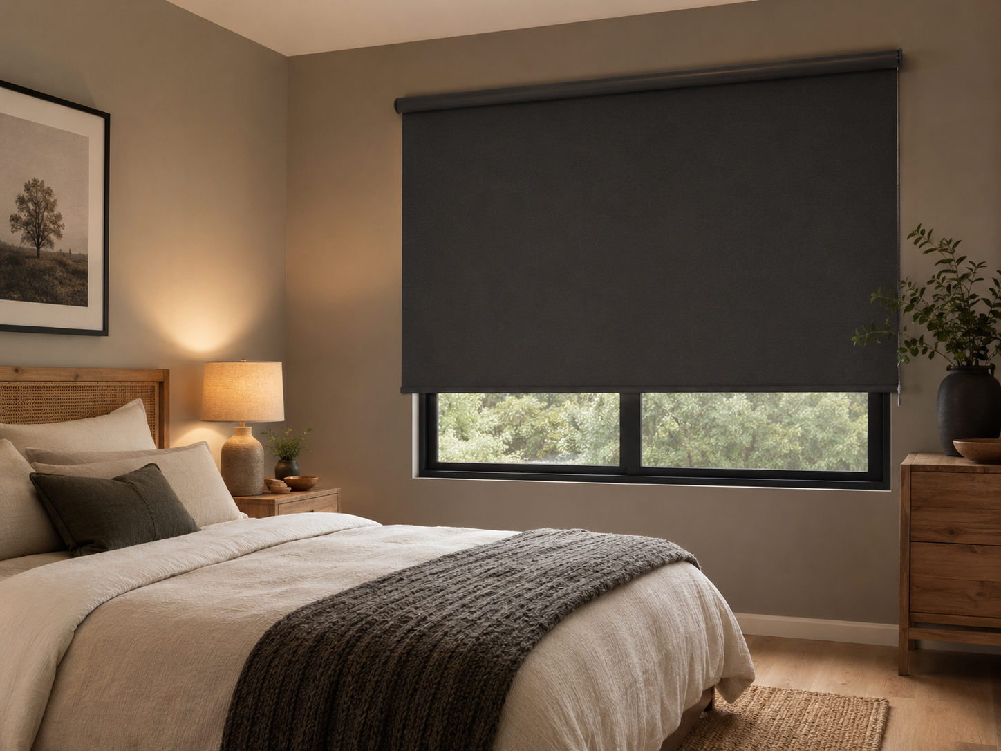 Roller blinds for bedrooms