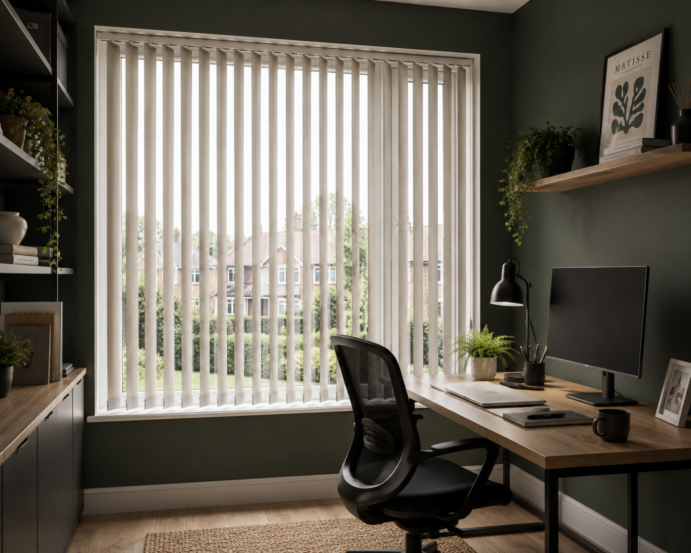 Vertical Blinds for Home Offices