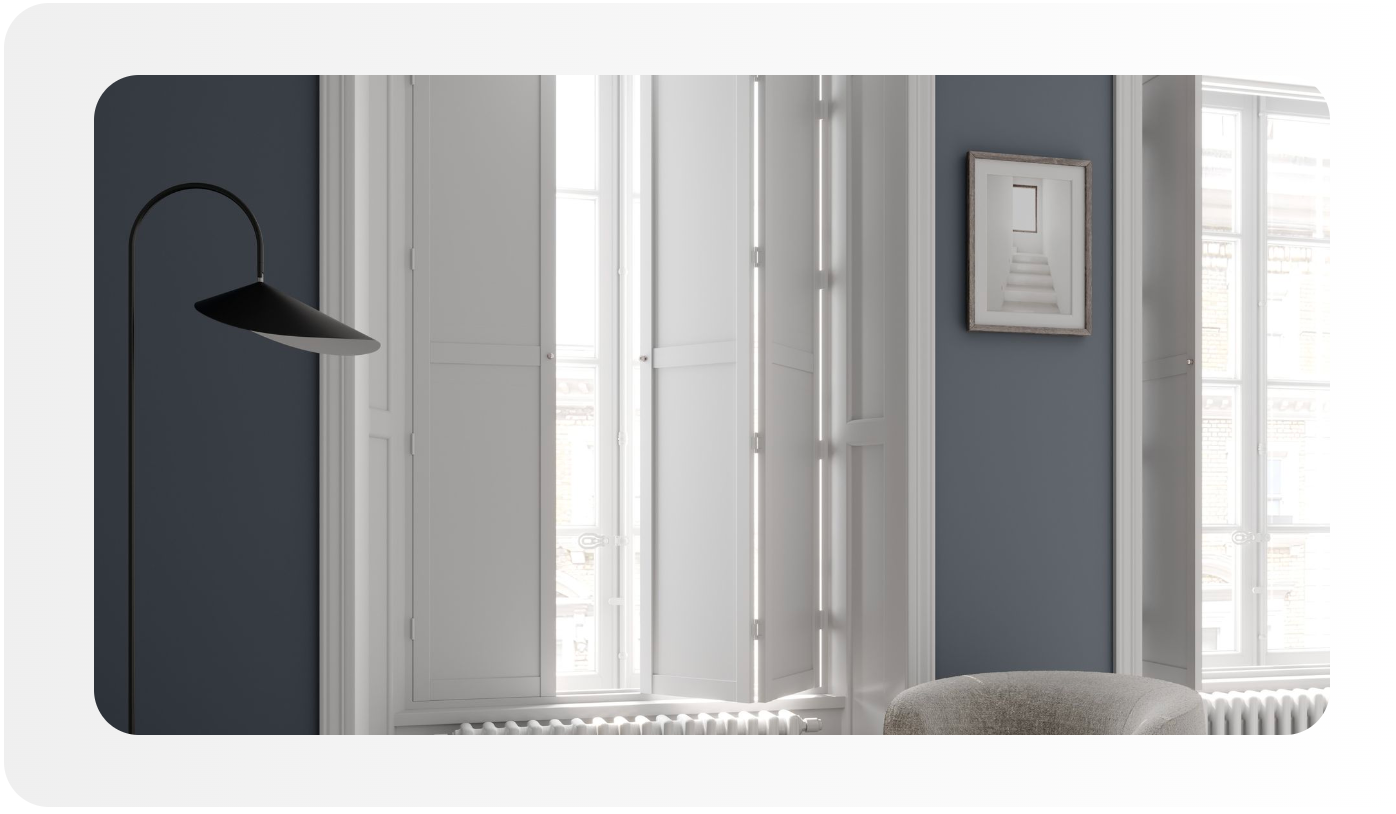 Solid Panel Shutters Clifton