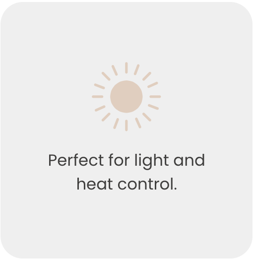 light and heat control