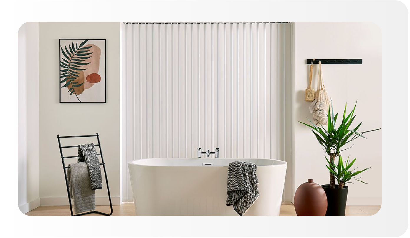 Made to measure vertical blinds