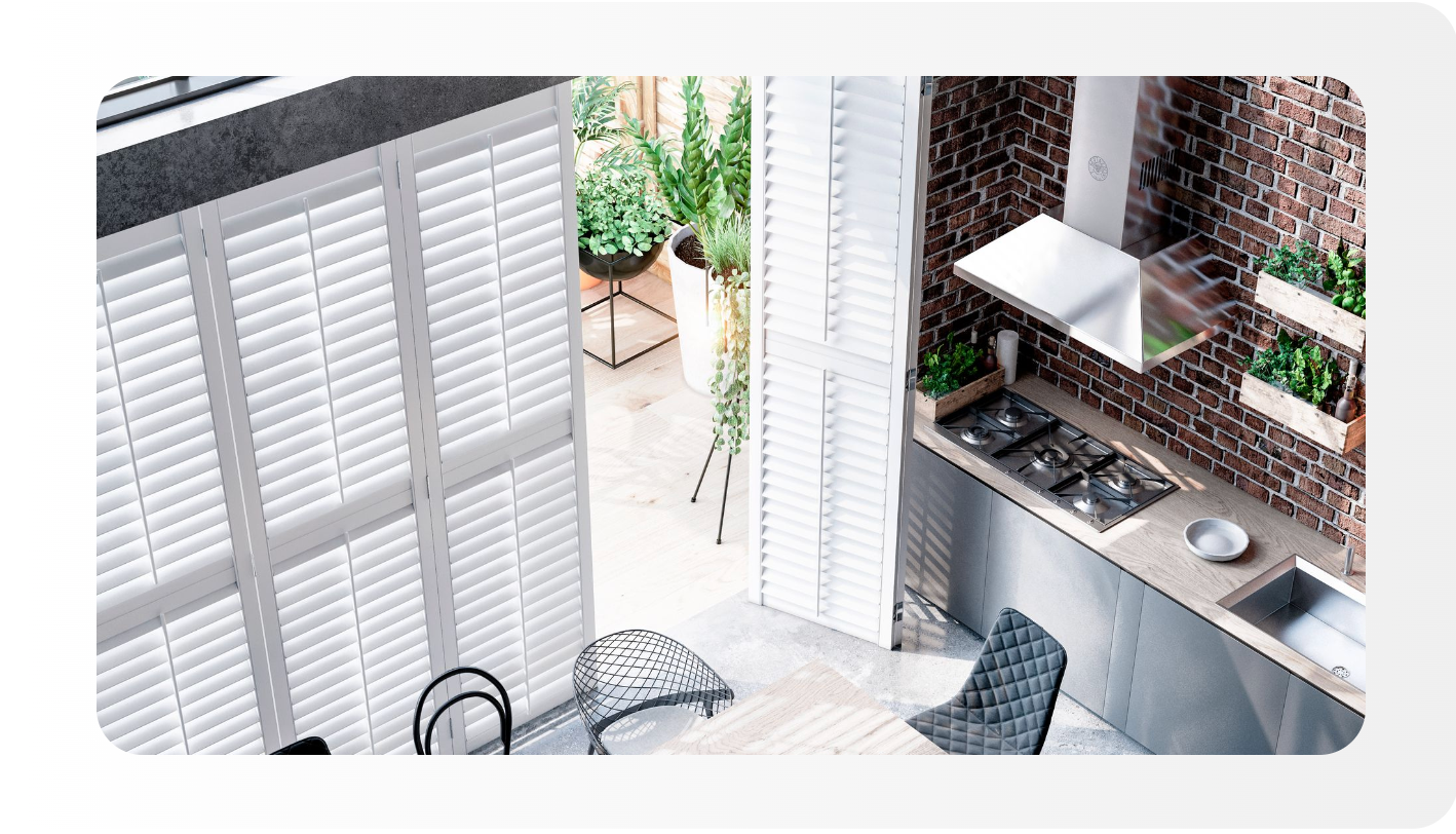 Made To Measure Full Height Shutters UK