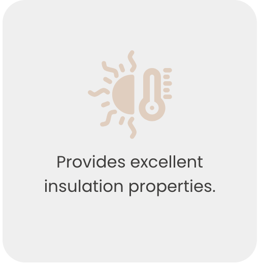 excellent insulation