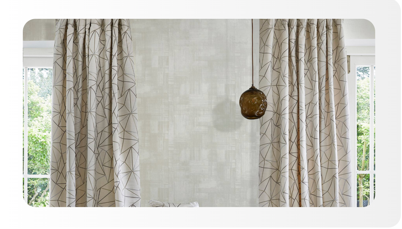 Made-to-measure pencil or pinch pleat curtains