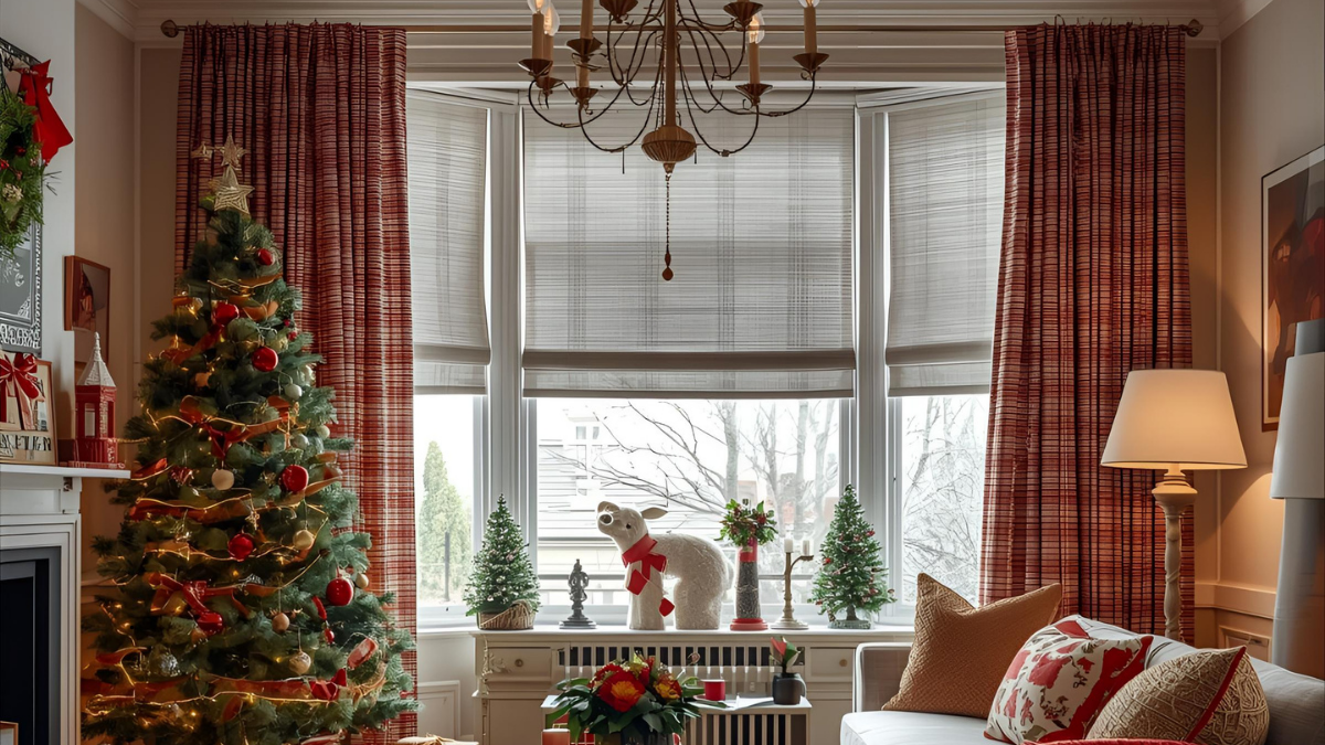 Curtains and blinds fitted before Christmas