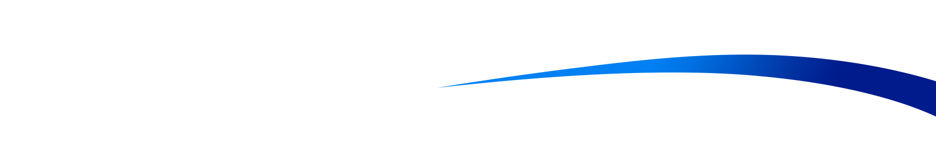 A blue wave is moving in the air on a white background. A blue wave is moving in the air on a white background.