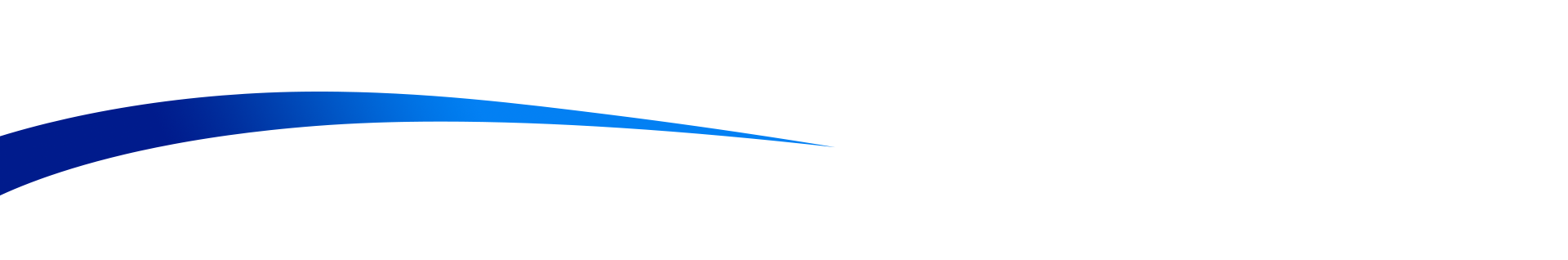 A blue wave is moving in the air on a white background. A blue wave is moving in the air on a white background.