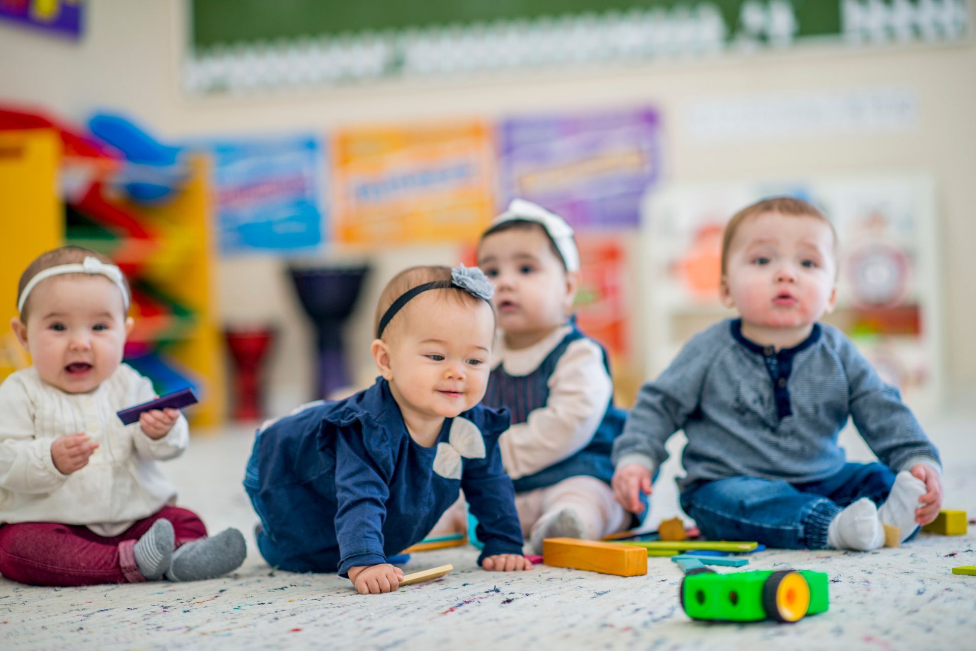 Babies Playing — Queanbeyan, ACT — Precious Momentz Child Care
