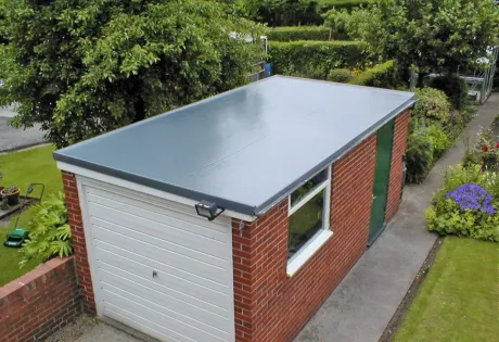 Flat Garage Roof Repair in Caerphilly, South Wales | Newport Roofers