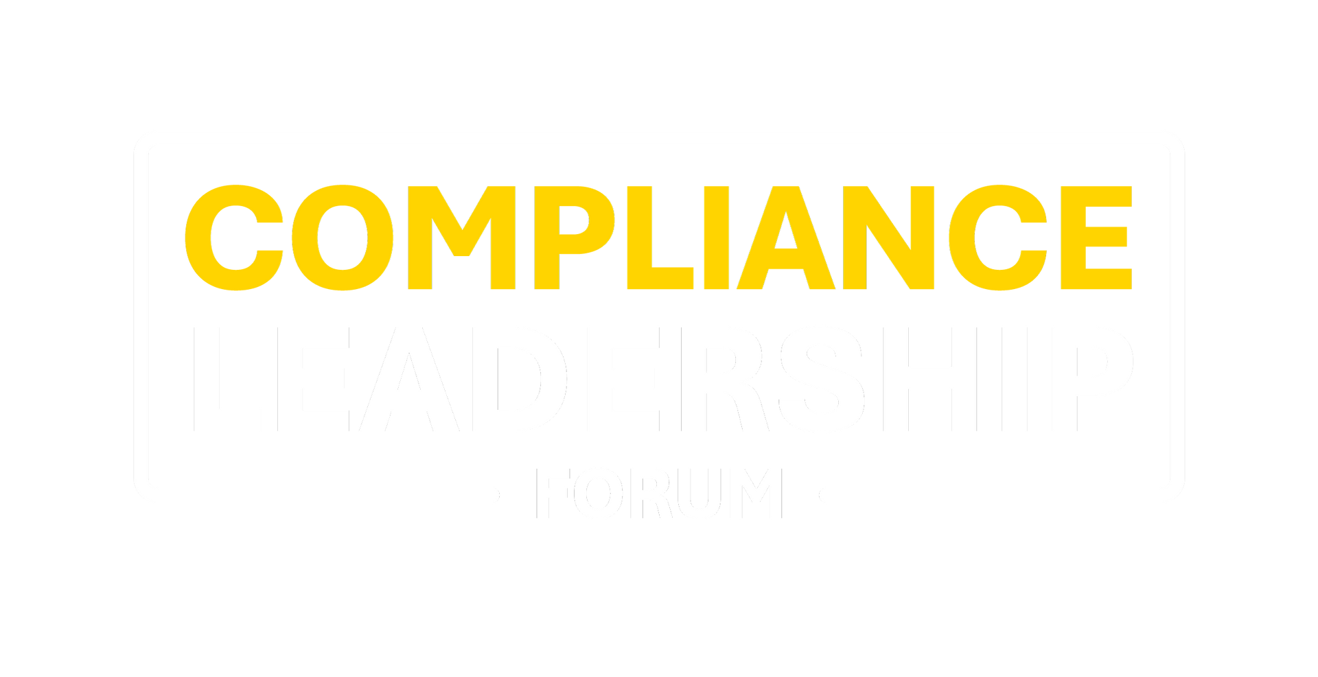 Yellow “COMPLIANCE” text on a white background.