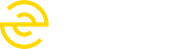 Yellow euro symbol logo on a white background