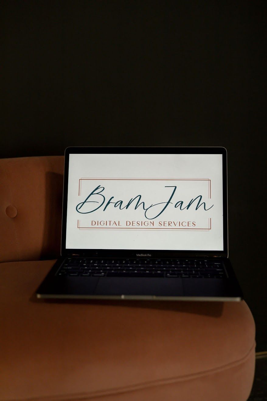 Laptop displaying