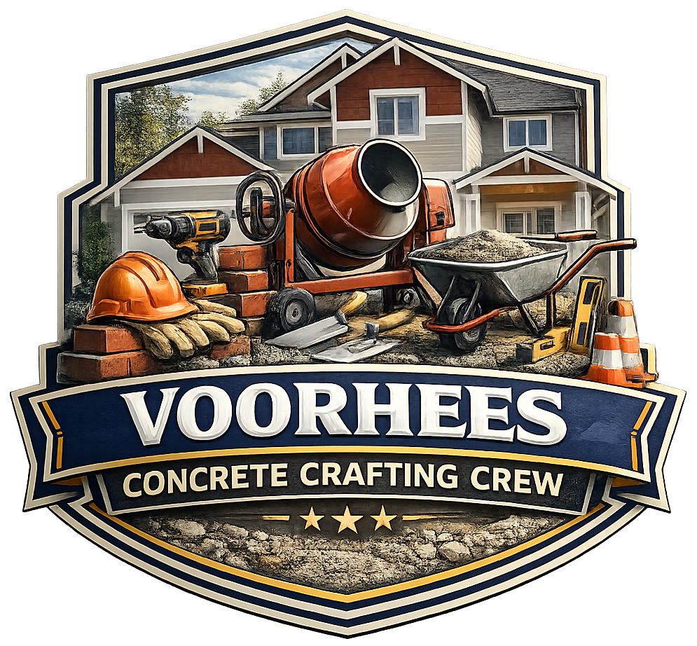 Voorhees Concrete Crafting Crew Logo